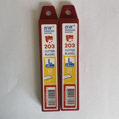 Mua Chất lượng nặng 18mm Snap Cutter Blade 60 độ góc 0,5mm Độ dày Sinseung L203 sản xuất trực tuyến