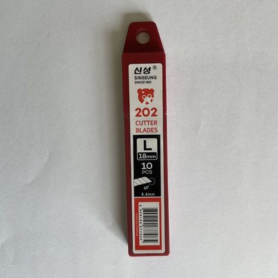 Blade Cutter Blade Snap-Off 18mm Knife Super Sharp 60 độ góc SK2