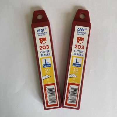 18 mm Snap SK2 Carbon Steel Utility Knife Blade cho cắt chính xác chuyên nghiệp