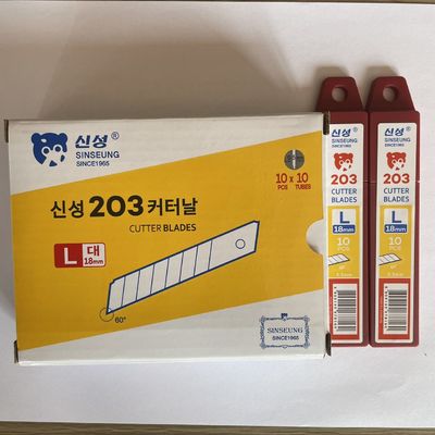 18mm Snap Off Blade Knife Sinseung L203 0.5mm góc 60 độ