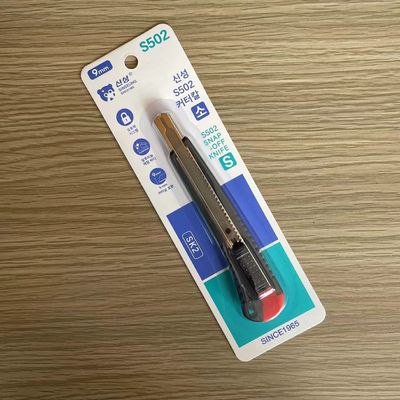 SK2 Steel kéo lại dao tiện ích với khóa trượt và 86mm Snap Off lưỡi