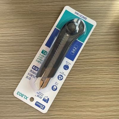 Rotary Knob Heavy Duty Box Cutter với Snap Off Blade và Locking Mechanism