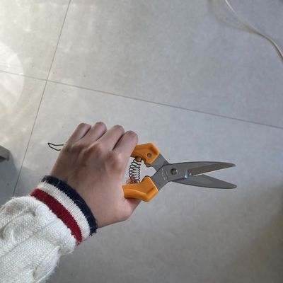 Ideal 200mm Orange Handle Hardware Scissors For Wire Fabric Plastic Leather Cutting ((SB101) Các loại dao cắt bằng dây thép