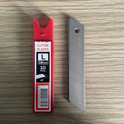 Dao cắt dễ dàng, lưỡi dao rộng 18mm, 8 đoạn, thép carbon cao SK2, dày 0.5mm