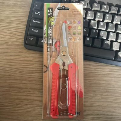 Kéo đa năng cán cam độ cứng HRC 58-60 lưỡi thép SK5 chống gỉ