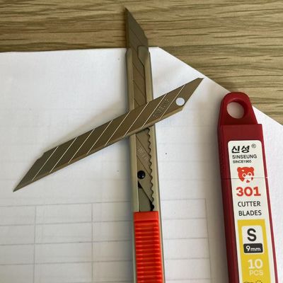 0.38mm bạc 9mm lưỡi dao cắt cho công việc nặng và cắt công nghiệp