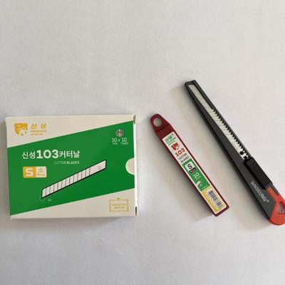 9mm chiều rộng bạc nhỏ Snap Off dao Blade cho công nghiệp cắt nặng nhiệm vụ